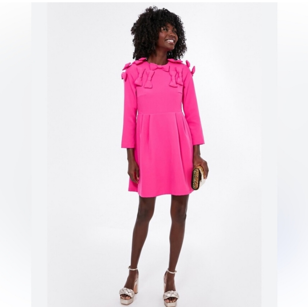 Tuckernuck x Cameran Eubanks WimberlyHot Pink Bow Dress Size Large
